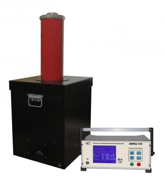 Аппарат высоковольтный испытательный АВИЦ-120 (исп.1, исп.2, исп.3) c USB и ПО совместно с АВИЦ-20П купить по низкой цене | МАКСПРОФИТ