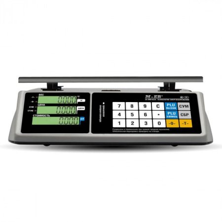 Торговые настольные весы M-ER 328 AC-15.2 "TOUCH-M" LCD RS232 и USB с поверкой купить по низкой цене | МАКСПРОФИТ