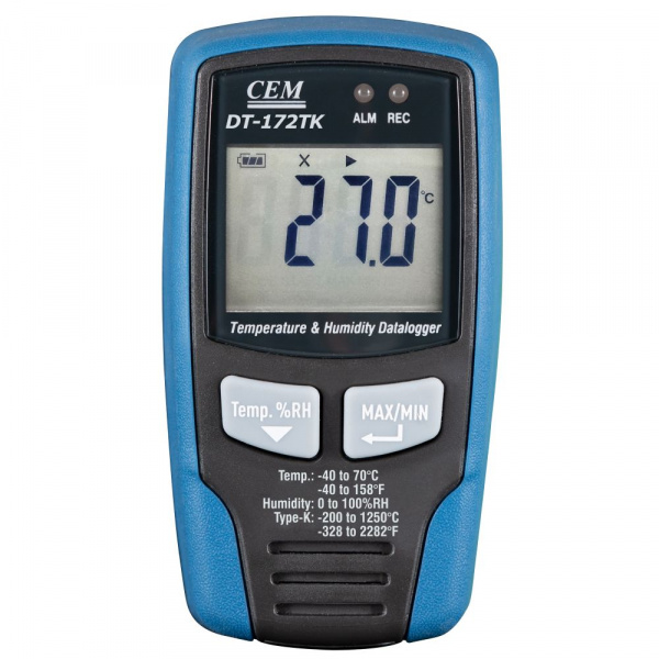 Регистратор температуры и влажности CEM DT-172TK купить по низкой цене | МАКСПРОФИТ