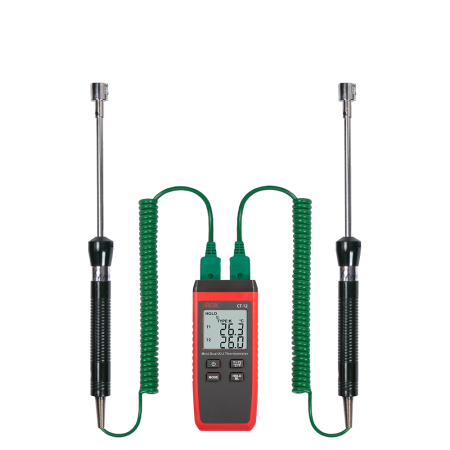 Термометр RGK CT-12 с поверхностными зондами TR-10S купить по низкой цене | МАКСПРОФИТ