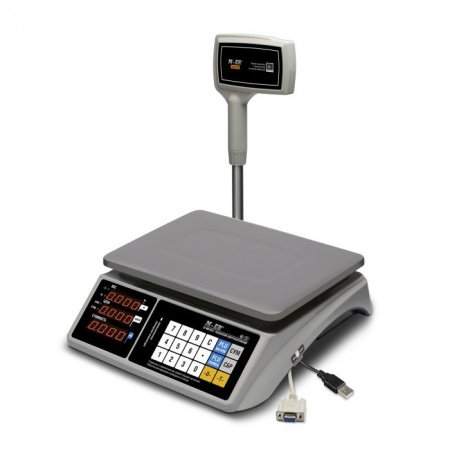 Торговые настольные весы M-ER 328 ACPX-6.1 "TOUCH-M" LED RS232 и USB с поверкой купить по низкой цене | МАКСПРОФИТ