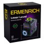 Лазерный уровень Ermenrich PRO LV40, фиолетовый купить по низкой цене | МАКСПРОФИТ