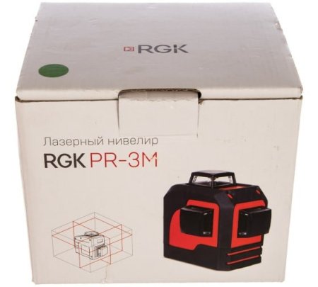 Лазерный нивелир RGK PR-3M купить по низкой цене | МАКСПРОФИТ