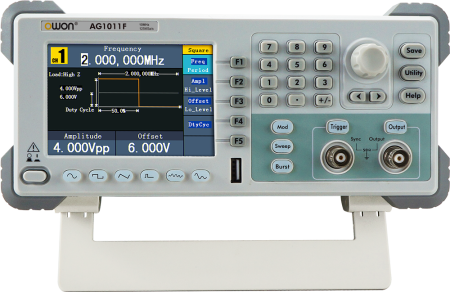 Универсальный DDS-генератор сигналов OWON AG1011F купить по низкой цене | МАКСПРОФИТ Универсальный DDS-генератор сигналов OWON AG1011F купить по низкой цене | МАКСПРОФИТ