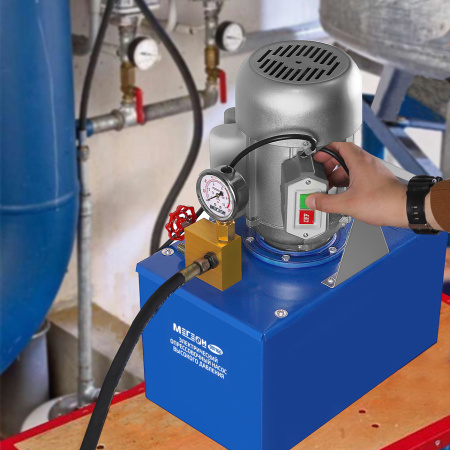 Электрический опрессовочный насос МЕГЕОН 981160 купить по низкой цене | МАКСПРОФИТ