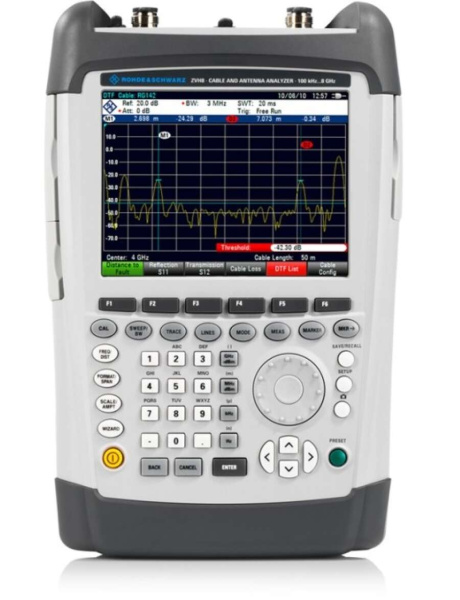 Анализатор кабелей и антенн Rohde & Schwarz ZVH8 (демонстрационный) купить по низкой цене | МАКСПРОФИТ
