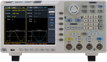 Универсальный DDS-генератор сигналов OWON XDG3252 купить по низкой цене | МАКСПРОФИТ