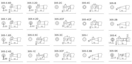 Жало Quick 3034-0,8D (Quick 305-0,8D) купить по низкой цене | МАКСПРОФИТ