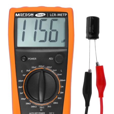 Цифровой измеритель индуктивности, ёмкости и сопротивления (LCR- метр) МЕГЕОН 14470 купить по низкой цене | МАКСПРОФИТ