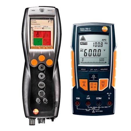 Базовый комплект testo 330-2 LL с Bluetooth + NOx + мультиметр testo 760-2 купить по низкой цене | МАКСПРОФИТ