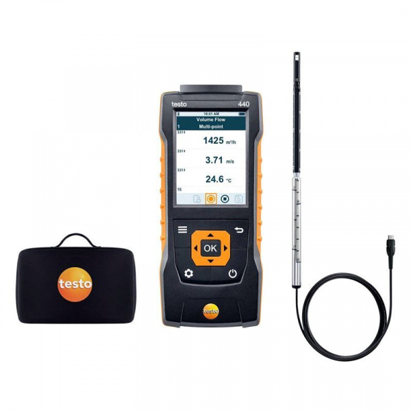 testo 440. Комплект с зондом с обогреваемой струной (0635 1032) и кейсом купить по низкой цене | МАКСПРОФИТ testo 440. Комплект с зондом с обогреваемой струной (0635 1032) и кейсом купить по низкой цене | МАКСПРОФИТ